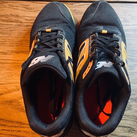 New Balance 3000 V4 T3000BY4 Men's Size 14 - Black Yellow Running Sneakers - Picture 2 of 4